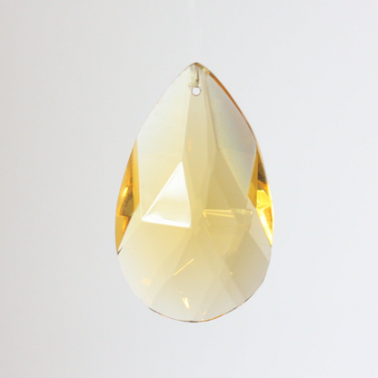 2" Colored Full Cut Teardrop, no top bead