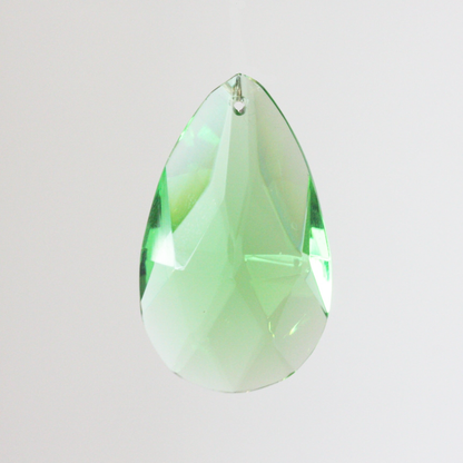 2" Colored Full Cut Teardrop, no top bead