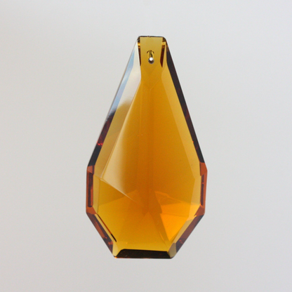 3" Czech Crystal Full Cut Coffin Prism<br> (Various Colors)