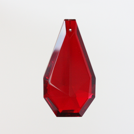 3" Czech Crystal Full Cut Coffin Prism<br> (Various Colors)