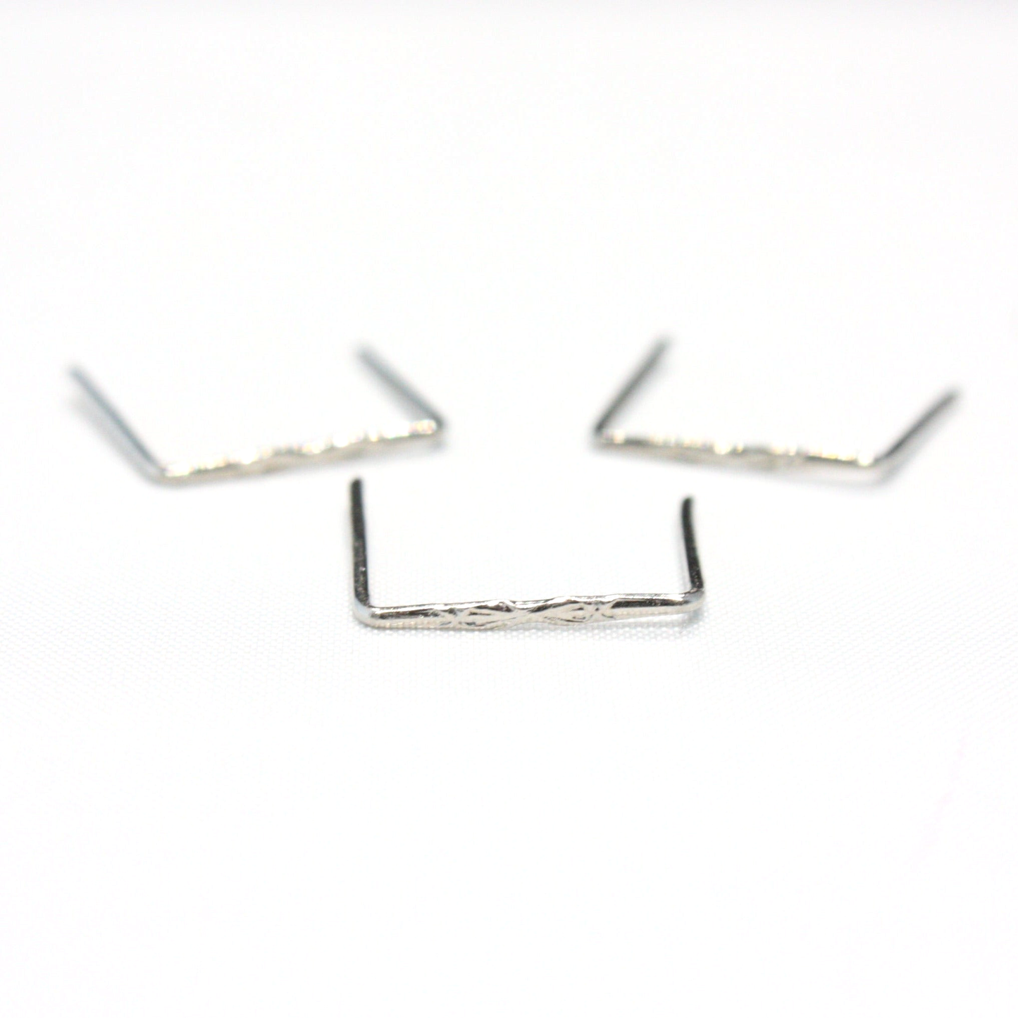 14mm Chrome Fancy Diamond Clips (100/pack)