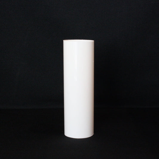 Cream Plastic Candle Cover, Medium Base (Pack of 6)