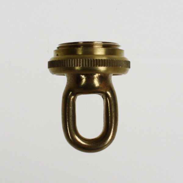 2-1/4" Antique Brass Loop & Collar, 1/4 IP (For 1-1/2" canopy)