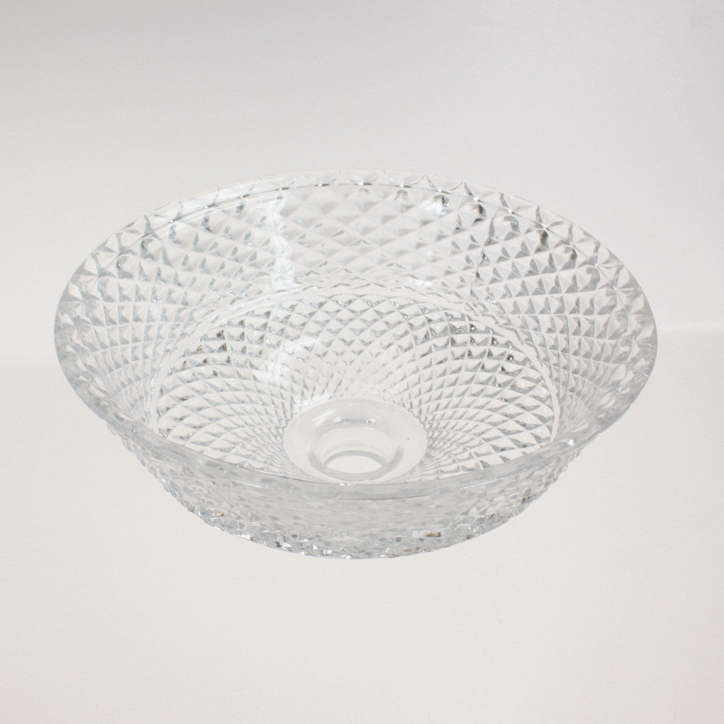 6-1/4" Beautiful Cut Bobeche/Bowl<br>(No pin)