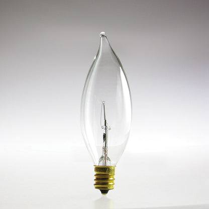 Clear Turn Tip Bulb, cb <br>(Box of 25) 2 wattages