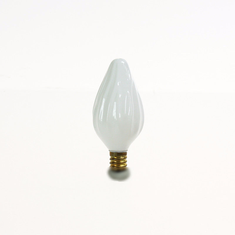 Flame Colored Bulb, cb<br>(Each) White, Aurora or Amber