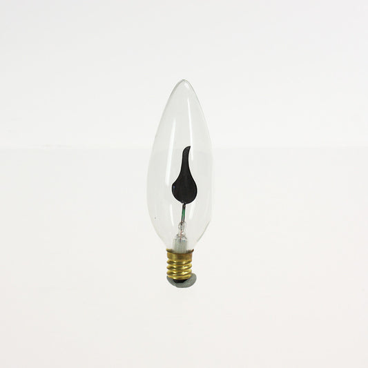 3 Watt Flicker Flame Blunt Tip Bulb, cb or mb<br> (Each)