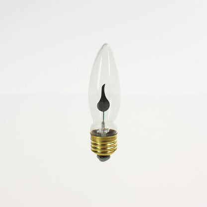 3 Watt Flicker Flame Blunt Tip Bulb, cb or mb<br> (Each)