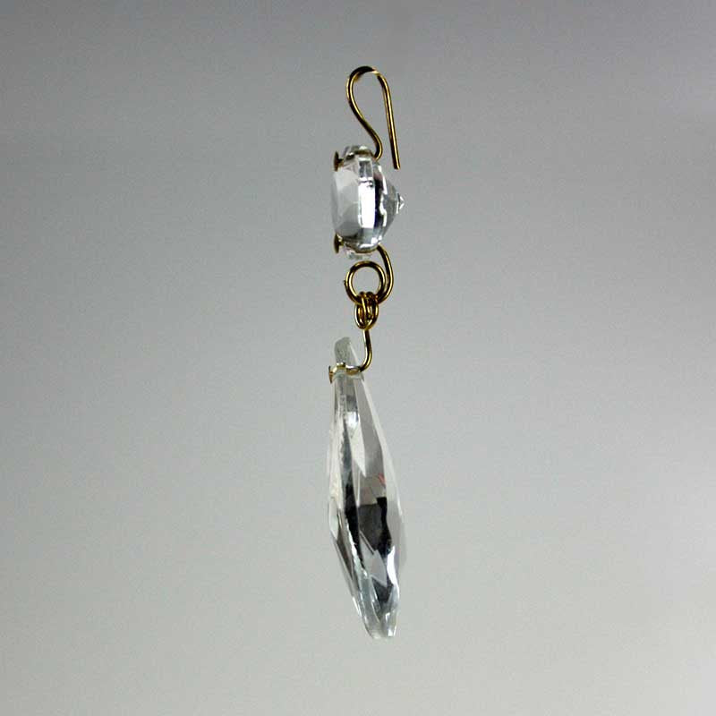 1-1/2" Crystal Teardrop (GREAT DEAL)<br>Pack of 10