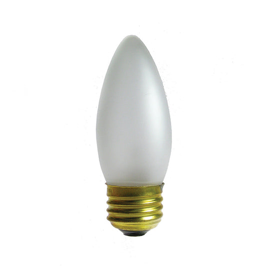 Frosted 25 Watt Torpedo Bulb, mb <br> (Box of 25)