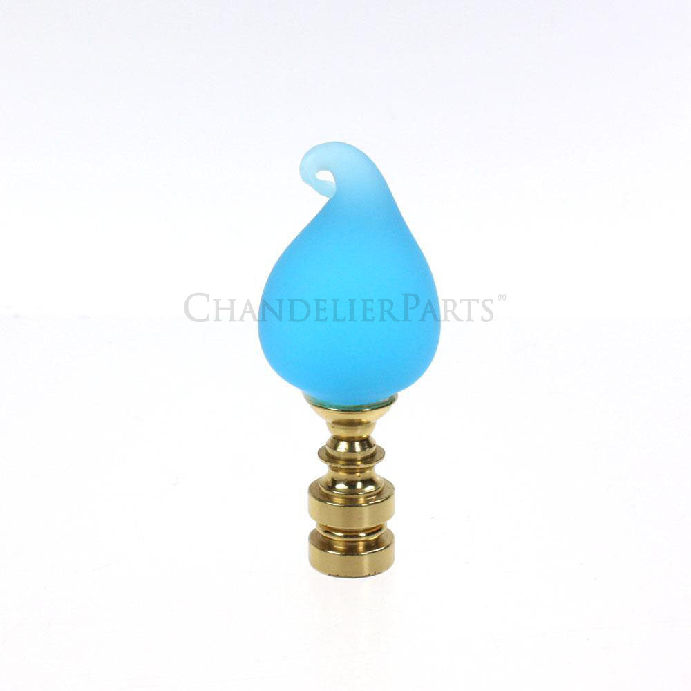 30mm Crystal Dollop Finial <br> (6 colors)