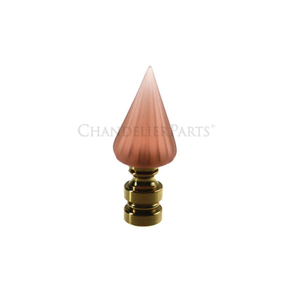 Ribbed Cone Finial <br> (2 colors)