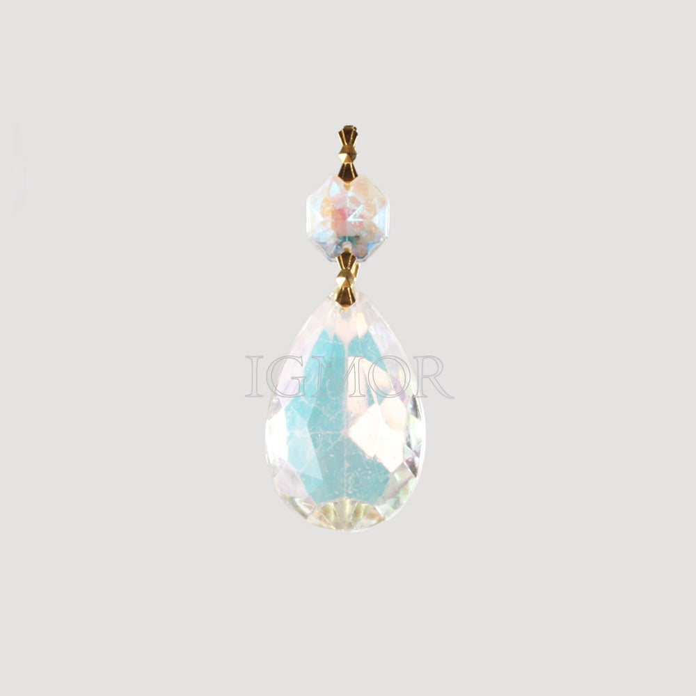 1-1/2" Teardrop w/ Top Bead *Multiple Colors* (20PCS)