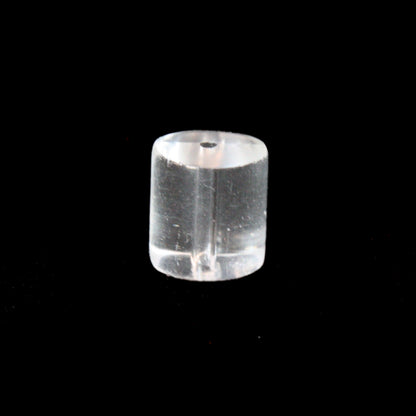 Clear Barrel Bead