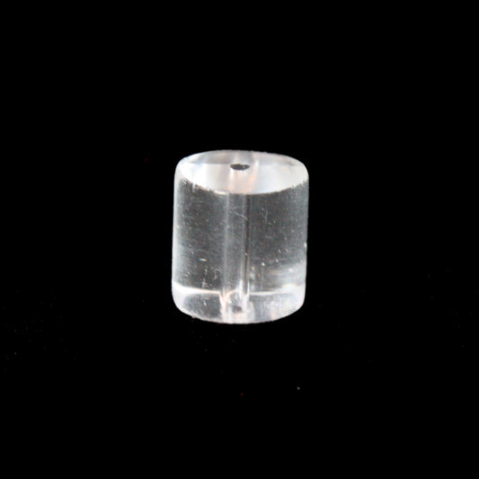 Clear Barrel Bead