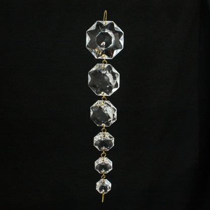 Clear Graduated Octagon Chain