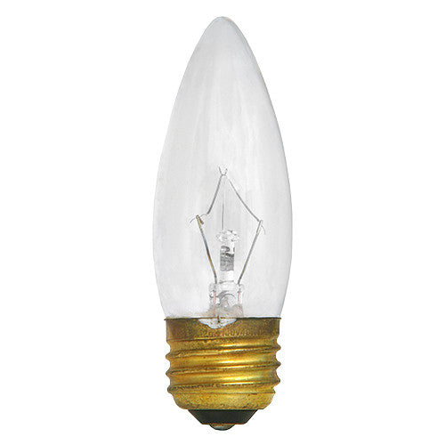 Clear Torpedo Bulb, mb<Br> (Box of 25) 2 wattages