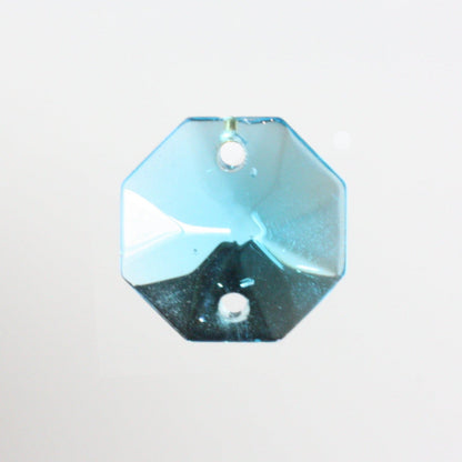 Colored 14mm 2 Hole Pressed Octagon <br> (Various Sizes/Colors)