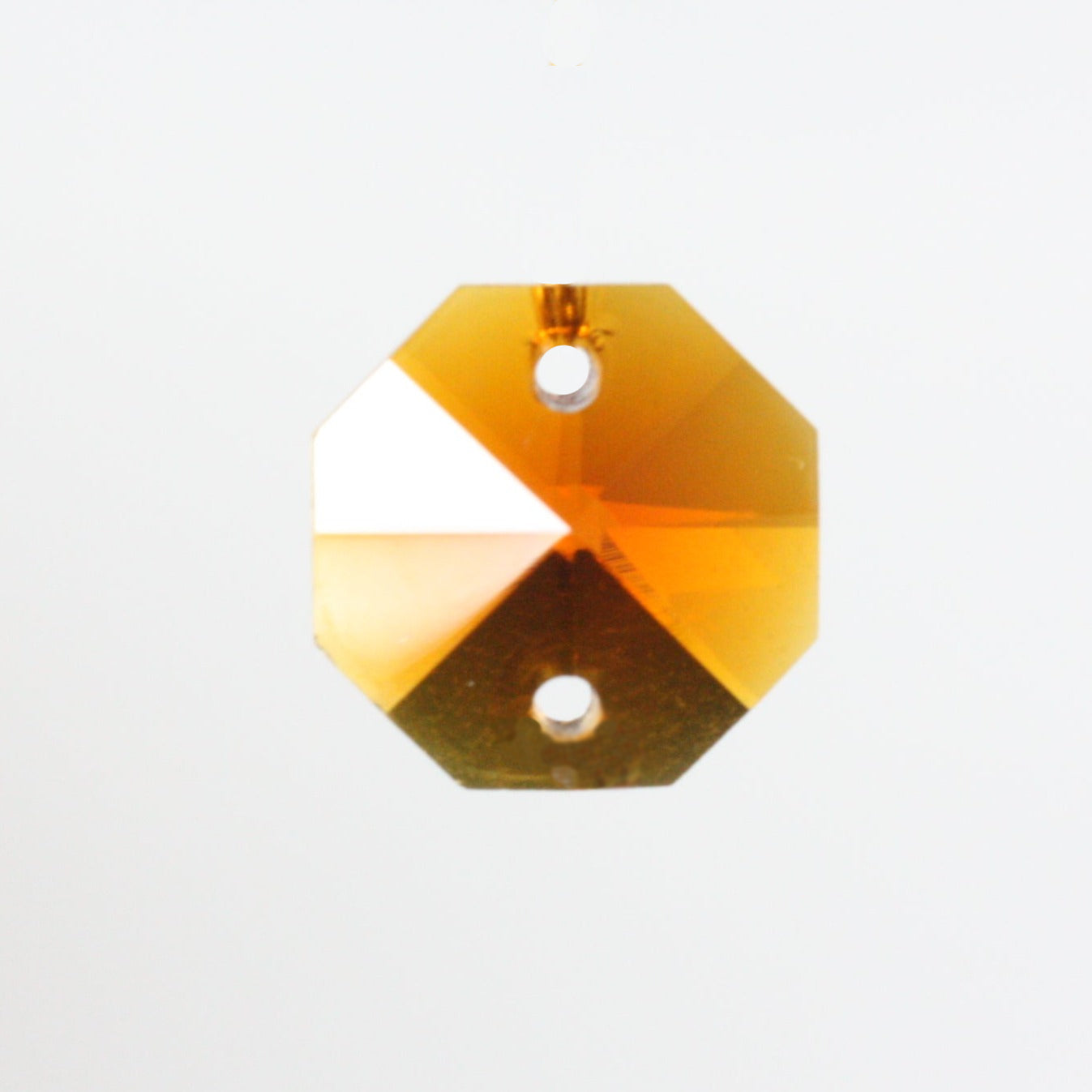Colored 14mm 2 Hole Pressed Octagon <br> (Various Sizes/Colors)