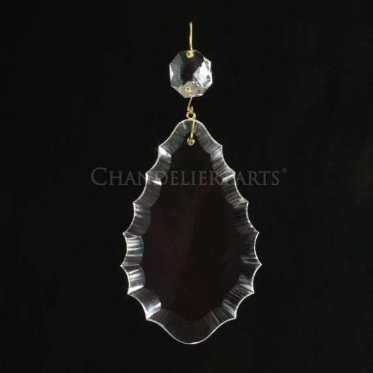 Czech Crystal Pendalogue w/ Top Bead