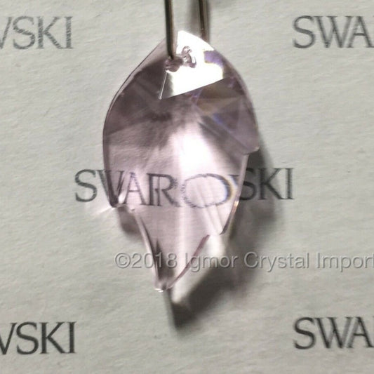 SWAROVSKI® STRASS 8805-26MM Leaf Pendant *Rosaline* (10PCS)