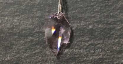 SWAROVSKI® STRASS 8805-26MM Leaf Pendant *Rosaline* (10PCS)