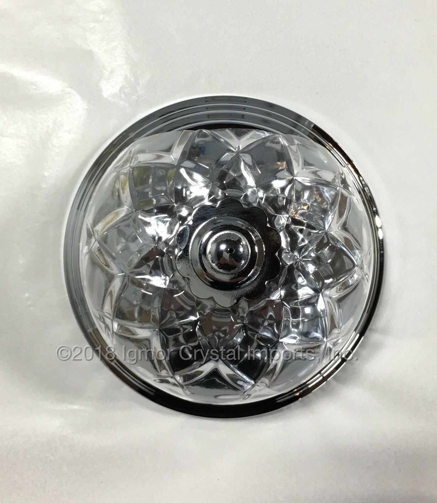 6" x 4-1/8" Chrome Wall Sconce