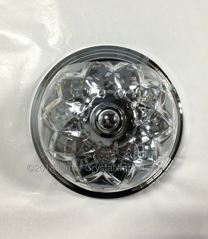 6" x 4-1/8" Chrome Wall Sconce