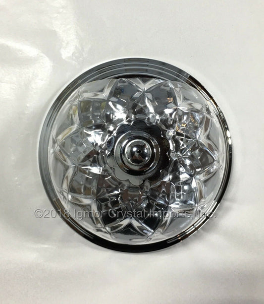 6" x 4-1/8" Chrome Wall Sconce