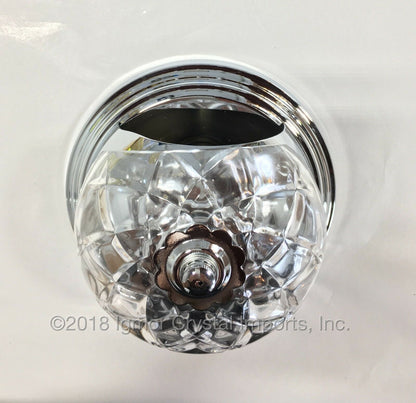 6" x 4-1/8" Chrome Wall Sconce