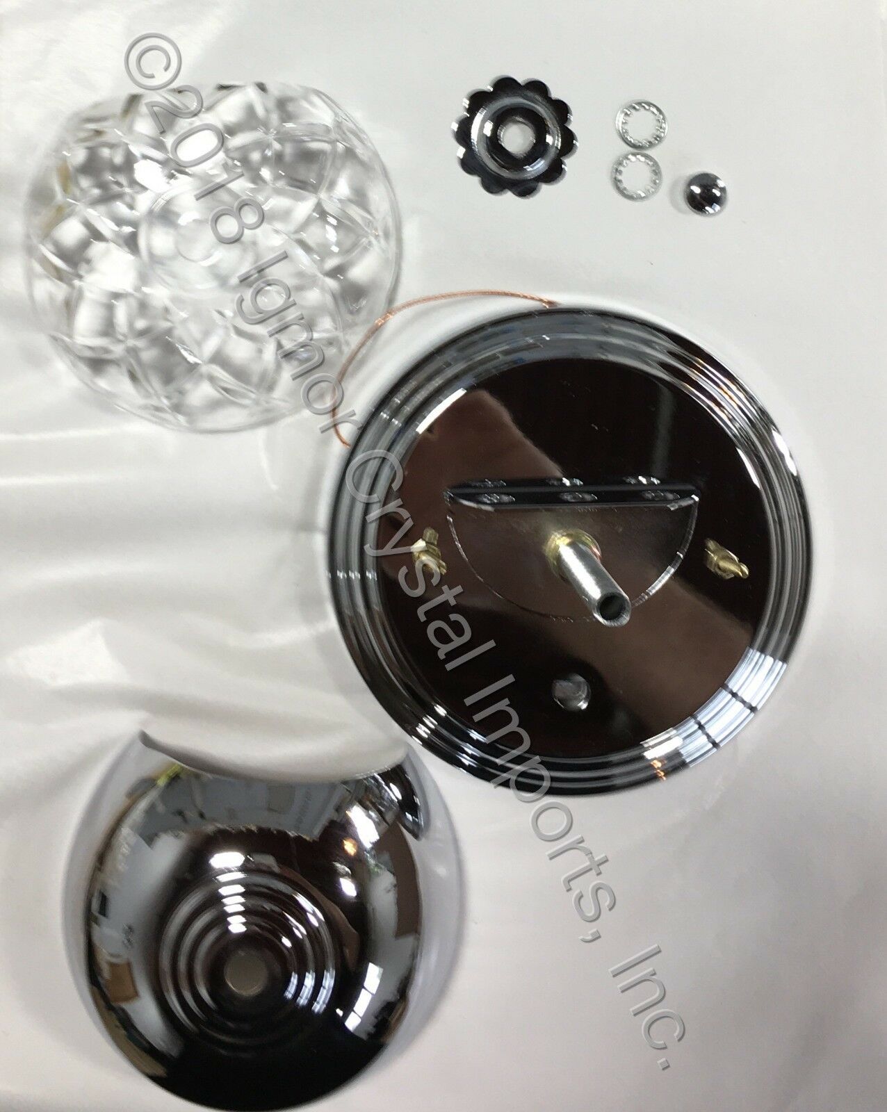 6" x 4-1/8" Chrome Wall Sconce