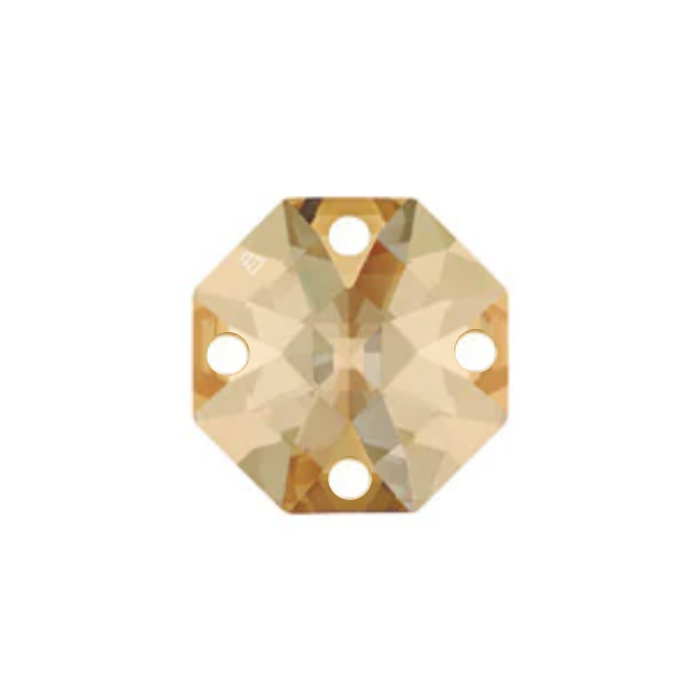 SWAROVSKI STRASS®<BR>16mm Golden Shadow 4-Hole Octagon